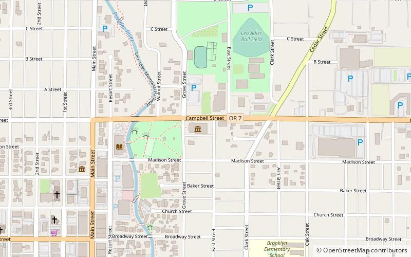 Baker Heritage Museum location map