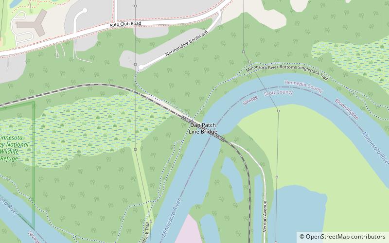 Dan Patch Line Bridge location map