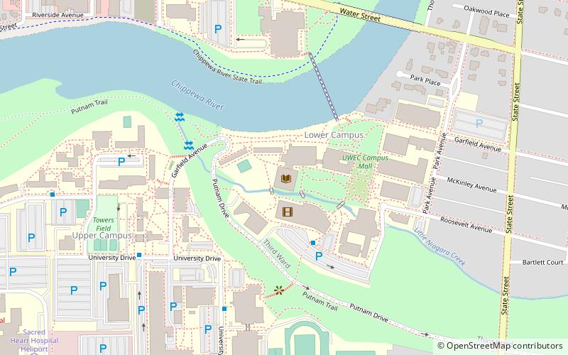 McIntyre Library location map