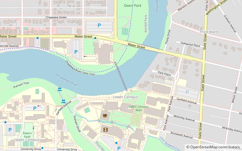 UW-Eau Claire Women's Studies Program location map