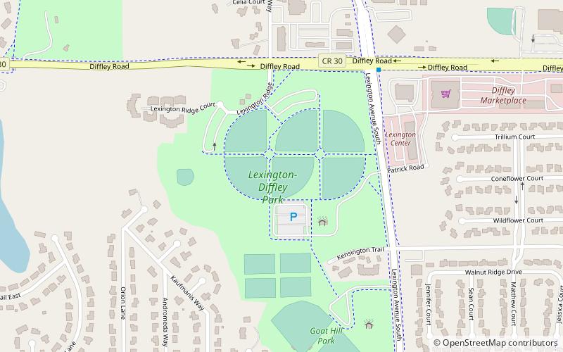 lexington diffley park eagan location map