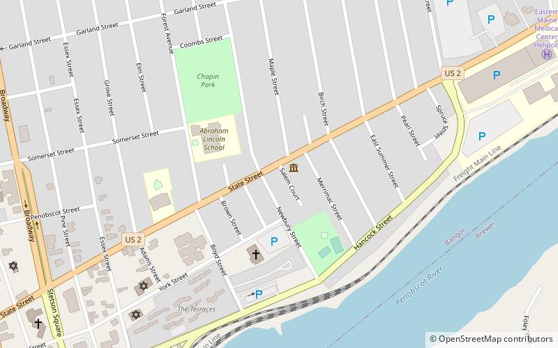 Bangor Hose House No. 5 location map