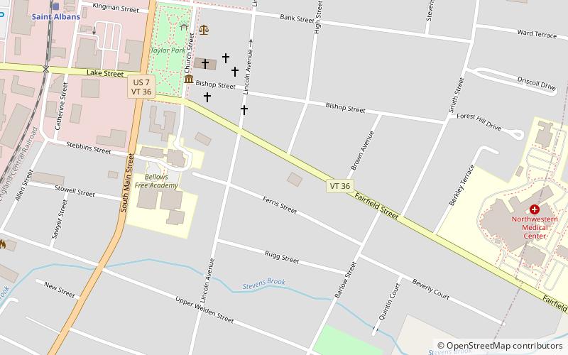 Fairfield Street School location map