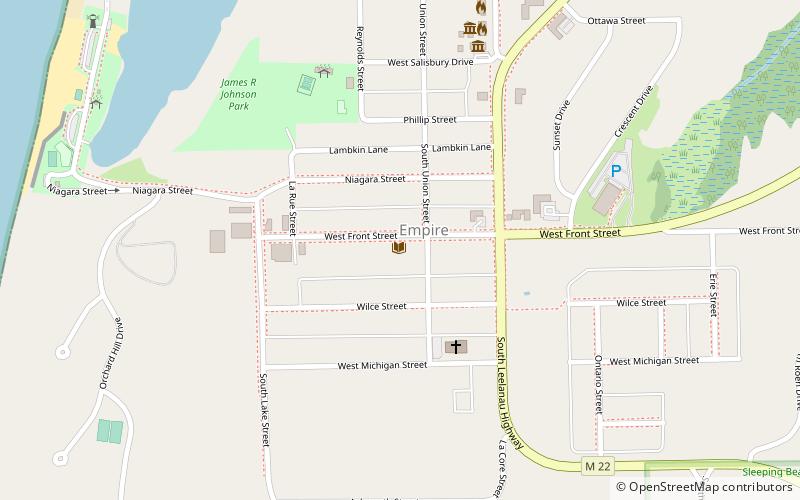 Glen Lake Community Library location map