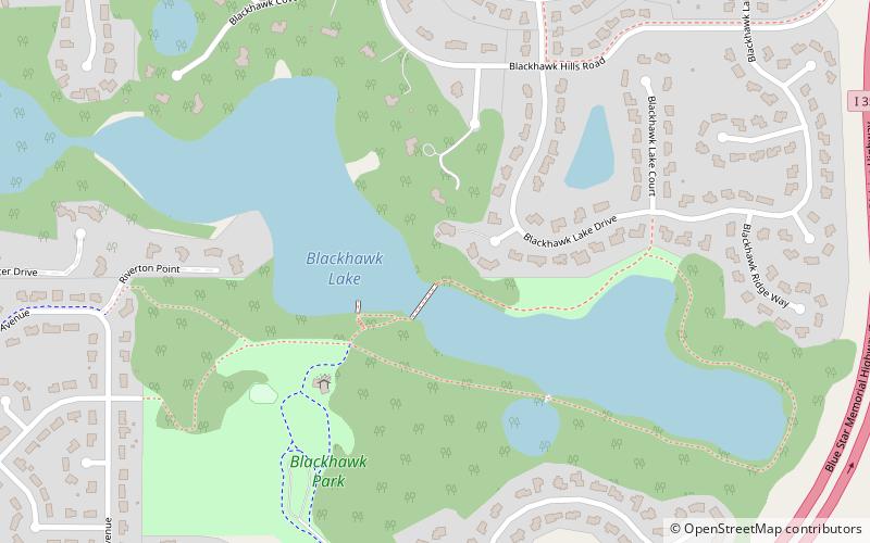 Blackhawk Lake location map