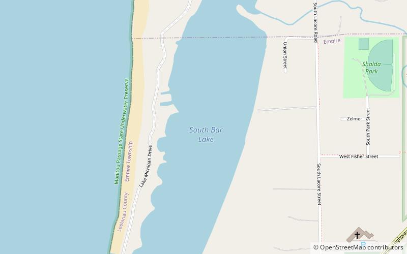 South Bar Lake location map
