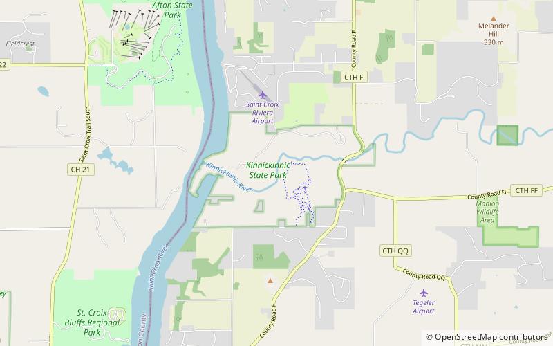 Kinnickinnic State Park location map