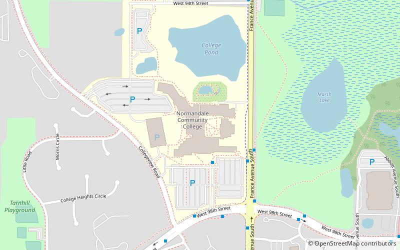 Normandale Community College location map