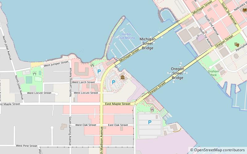 Door County Maritime Museum location map