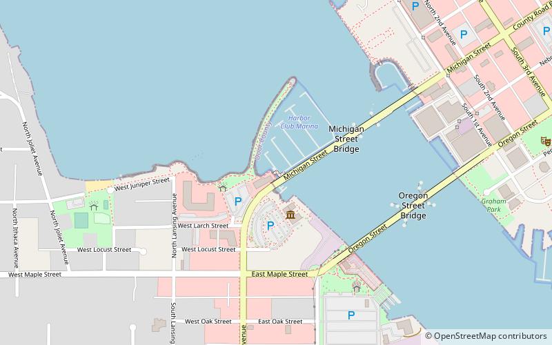 Harbor Club Marina location map