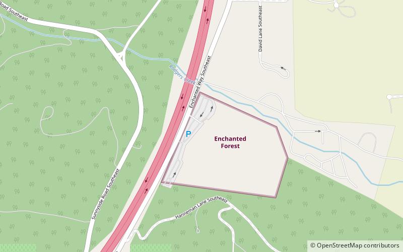 Enchanted Forest location map