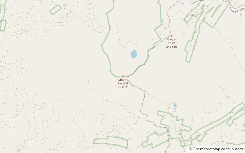 mount ireland unity forest state scenic corridor location map