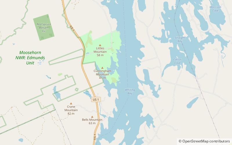 Cobscook Bay State Park location map