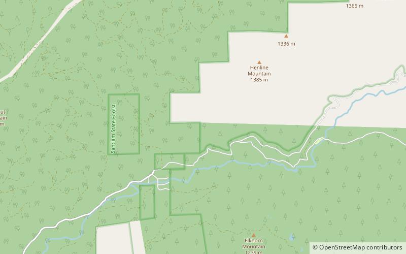 Henline Falls location map