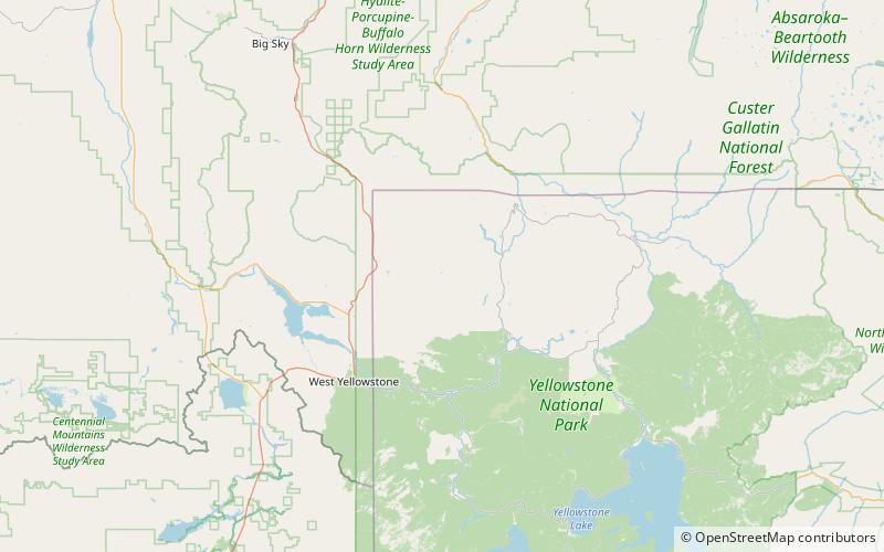 Three Rivers Peak location map