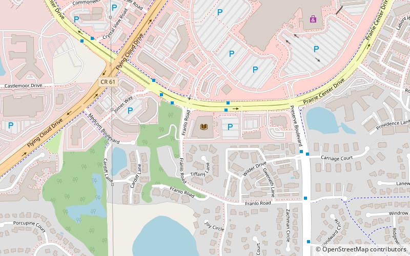 Eden Prairie Library location map