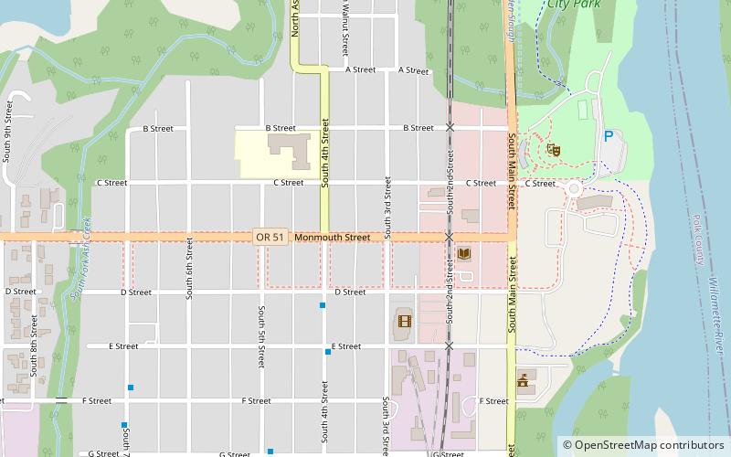 Saint Patrick's Roman Catholic Church location map