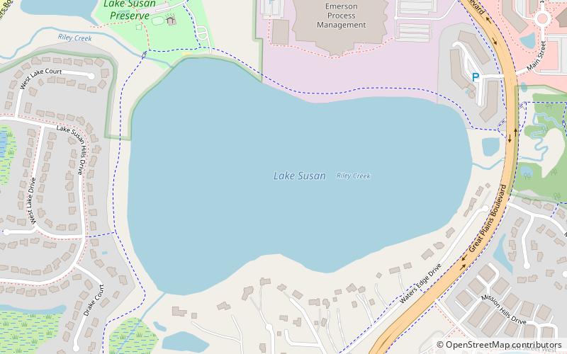 Lake Susan location map