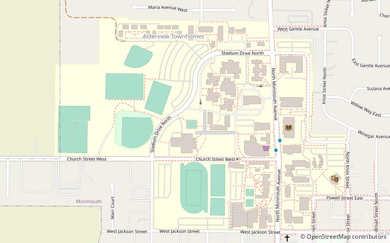 Western Oregon University location map