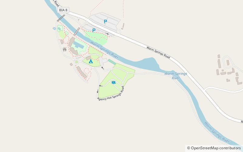 Kah-Nee-Ta location map