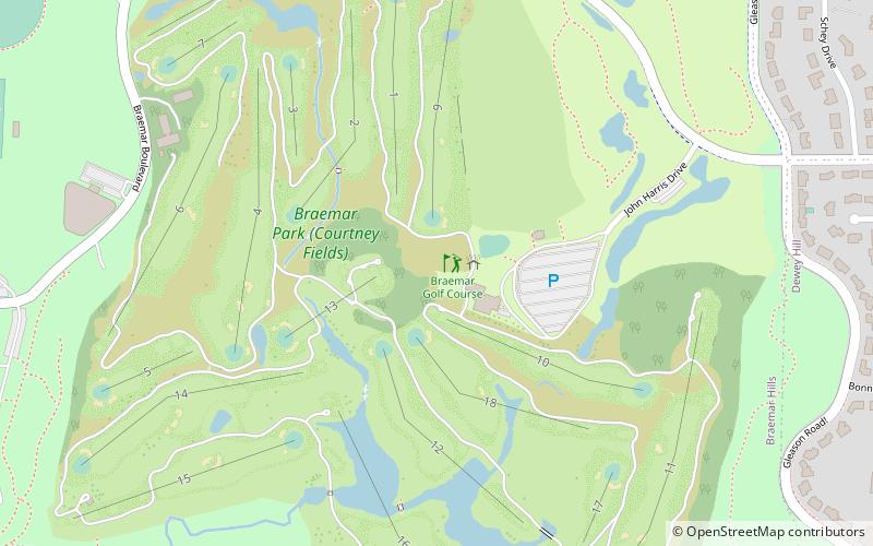Braemar Golf Course location map