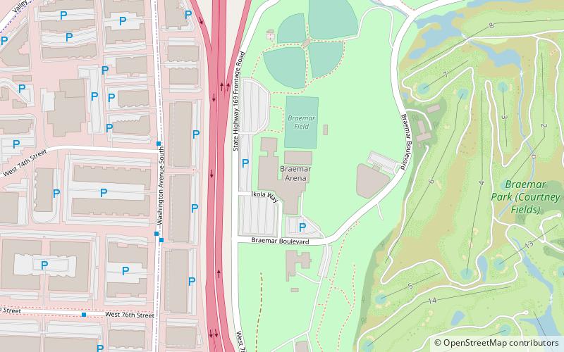 Braemar Ice Rink location map