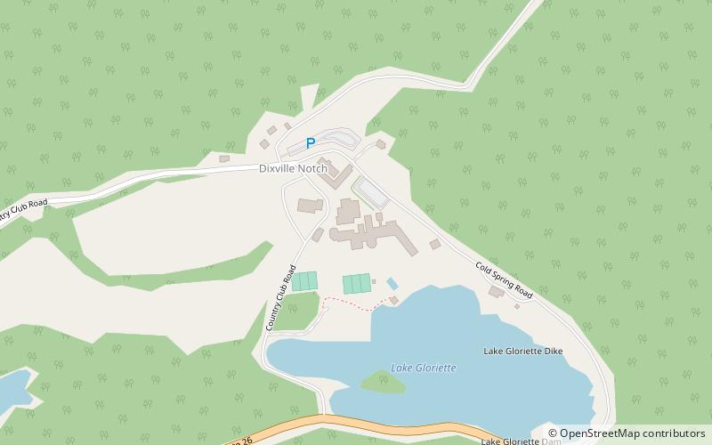 The Balsams Grand Resort Hotel location map