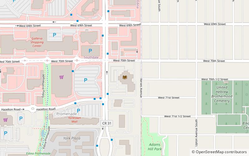 Southdale Library location map