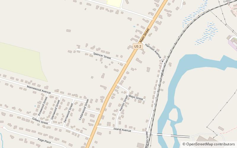 Gov. Israel Washburn House location map