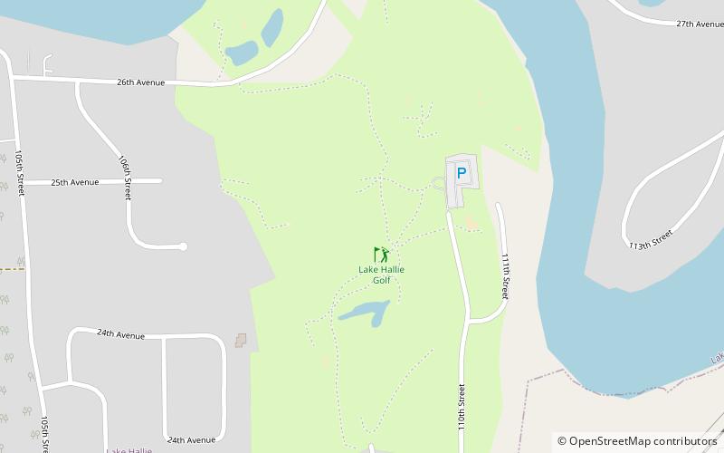 Lake Hallie Golf location map