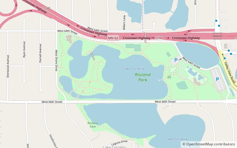 Lake Cornelia location map