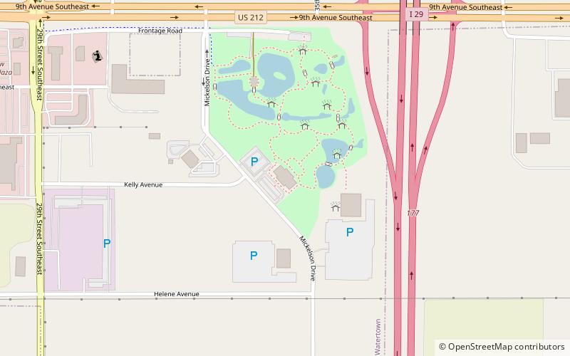 Redlin Art Center location map