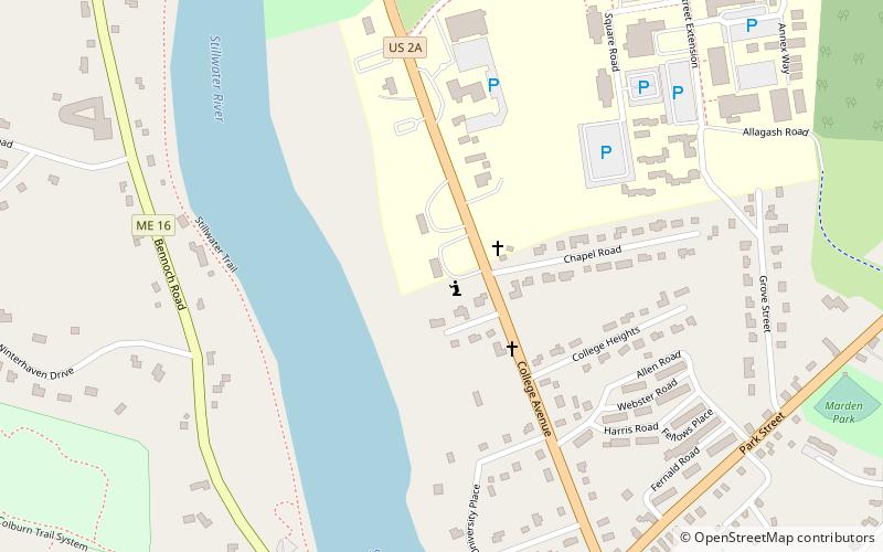 Phi Gamma Delta House location map