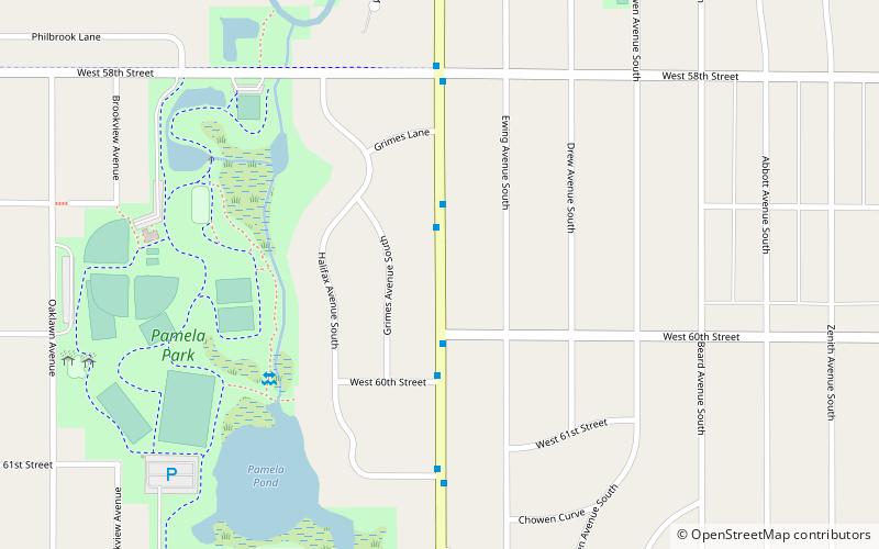 france avenue mineapolis location map