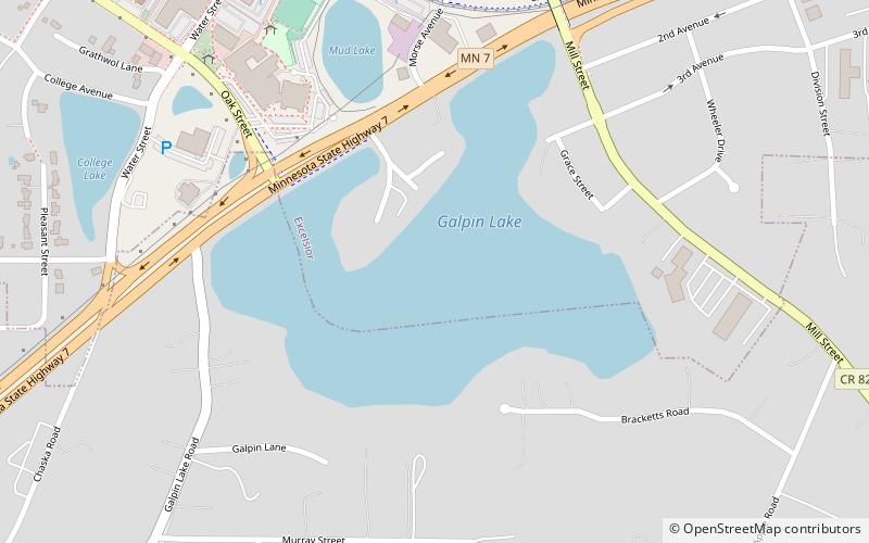 Galpin Lake location map