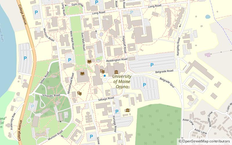 hudson museum orono location map