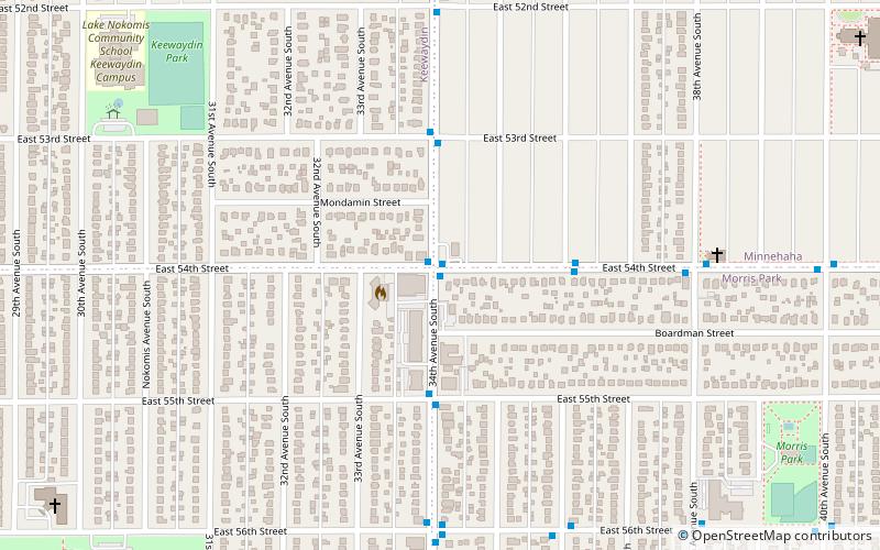 Nokomis East location map