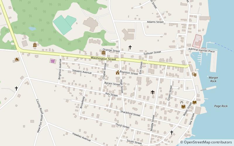 Eastport City Hall location map