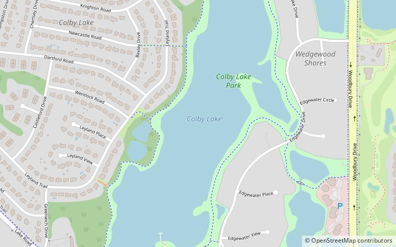 Colby Lake location map