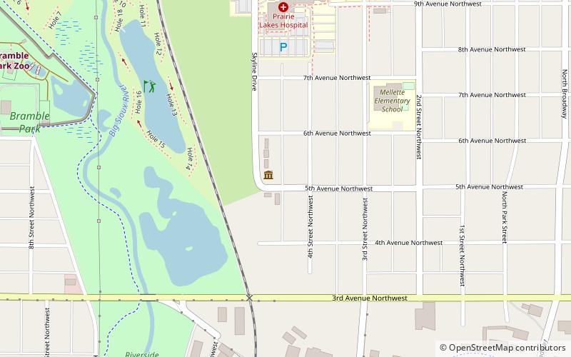 Mellette House location map