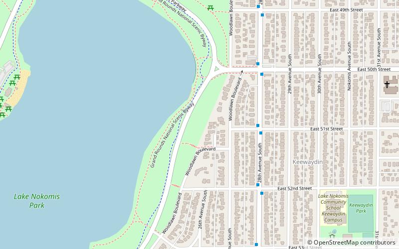 keewaydin minneapolis location map