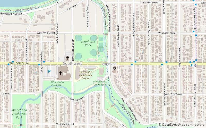 Lynnhurst location map
