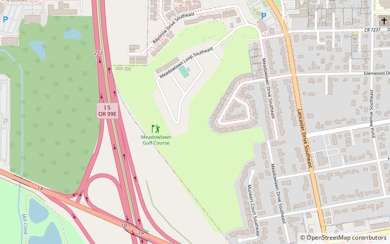 Meadowlawn Golf Course location map