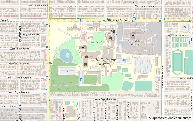 Université Sainte-Catherine location map