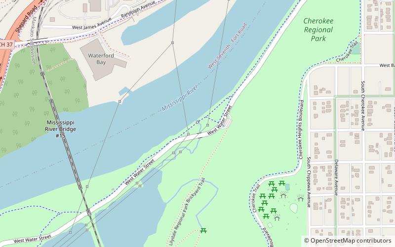 Mendota Road Bridge location map