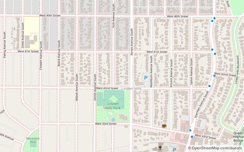 Linden Hills location map