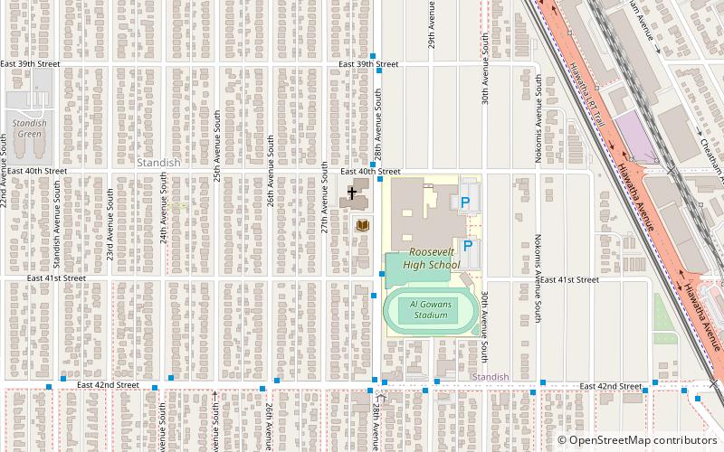 Roosevelt Library location map