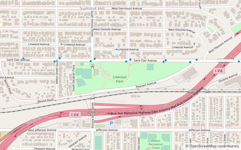 Linwood Recreation Center location map