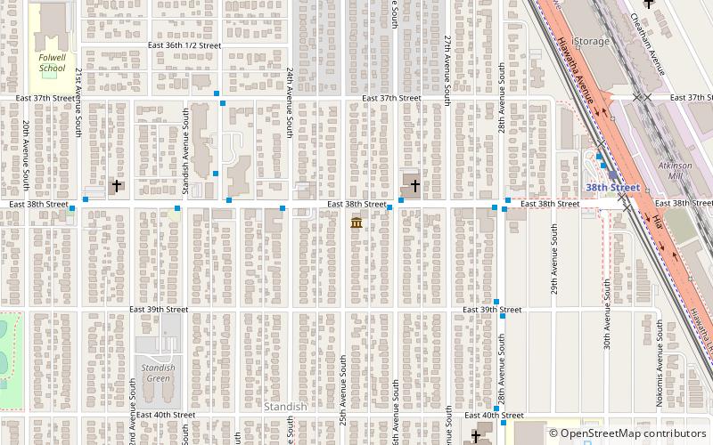 Hennepin Overland Railway Historical Society location map