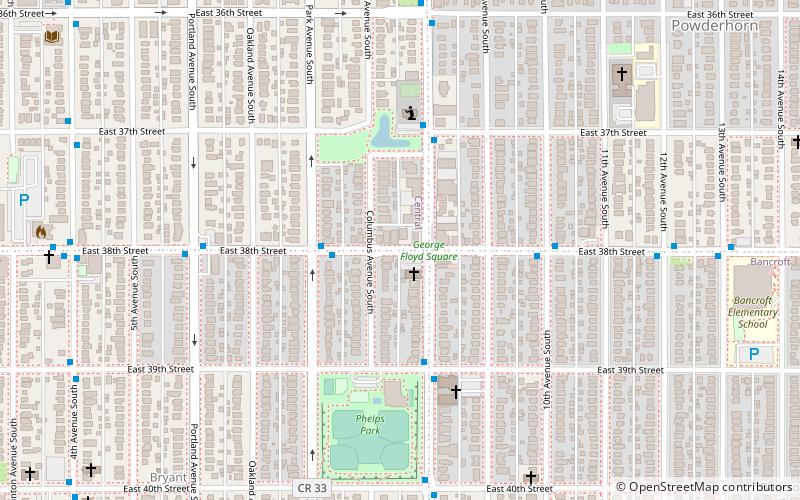 38th Street location map